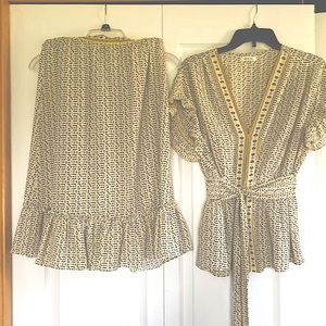 Max Studio skirt set.